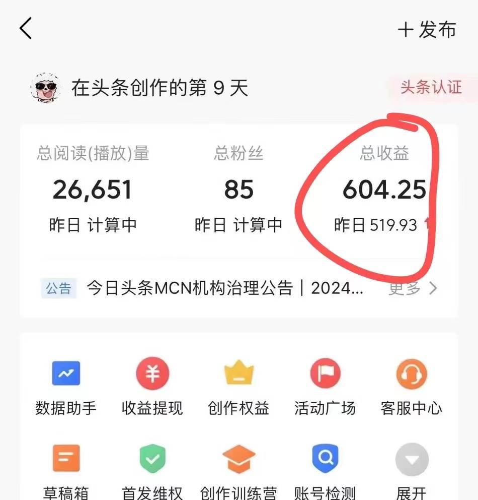 项目-利用AI工具无脑复制粘贴撸头条收益 每天2小时 稳定月入5000+互联网入门…骑士资源网(3)